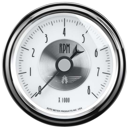 Auto Meter 2098 Prestige Pearl Air-Core In-Dash Tachometer Gauge