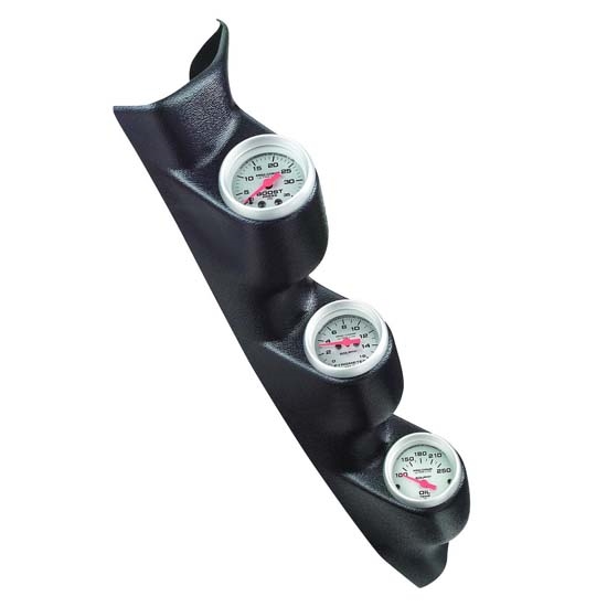 Auto Meter 22809 Triple Gauge Full Pillar, 2003-04 Nissan 350Z, 2-1/16