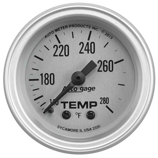 Auto Meter 2335 Auto Gage Mechanical Water Temperature Gauge