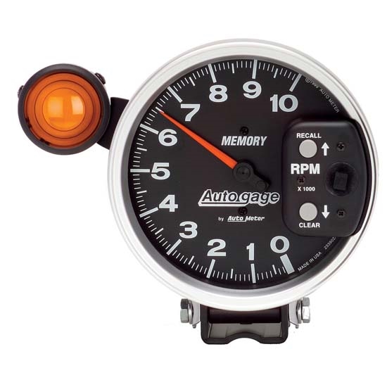 AutoMeter 233906 Auto Gage Air-Core Pedestal Tachometer Gauge
