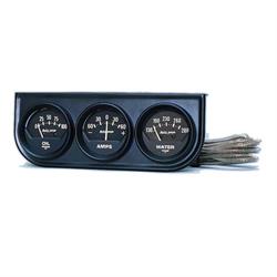 AutoMeter 2347 Auto Gage Mechanical 3 Gauge Console,Oil/Amp/Water