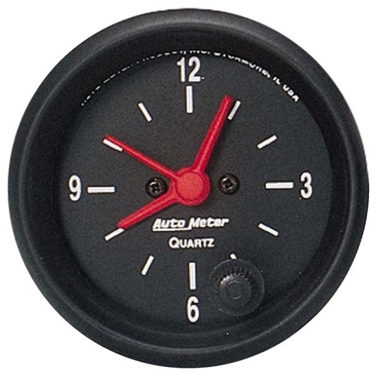 Auto Meter 2632 Z-Series Quartz Clock Gauge, 2-1/16 Inch