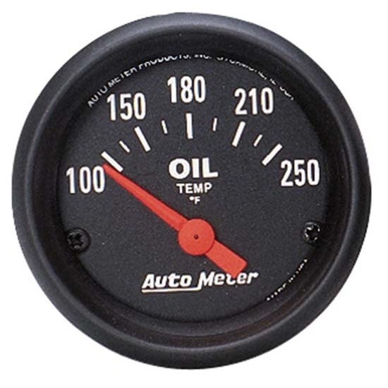 Auto Meter 2638 Z-Series Air-Core Oil Temperature Gauge, 2-1/16 Inch