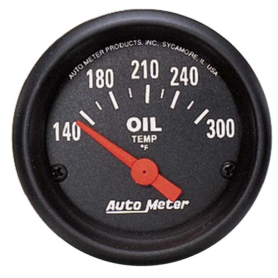 AutoMeter 2639 Z-Series Air-Core Oil Temperature Gauge, 2-1/16