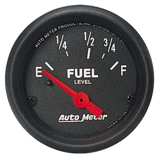 Auto Meter 2641 Z-Series Air-Core Fuel Level Gauge, 2-1/16 Inch