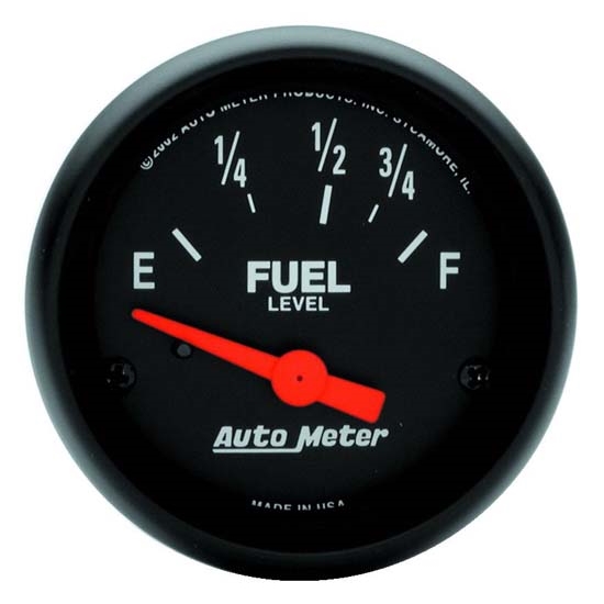 Auto Meter 2642 Z-Series Air-Core Fuel Level Gauge, 2-1/16 Inch