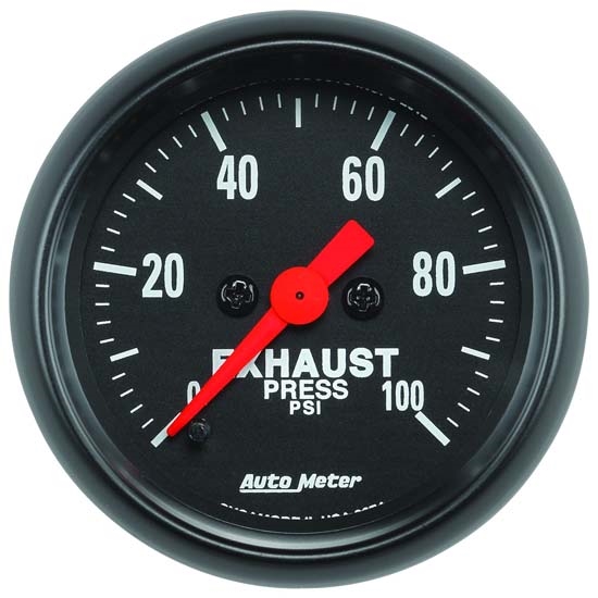 Auto Meter 2674 Z-Series Digital Stepper Motor Exhaust Pressure Gauge