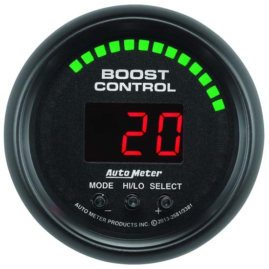 Auto Meter 2681 Z-Series Digital Boost Controller Gauge, 2-1/16 Inch