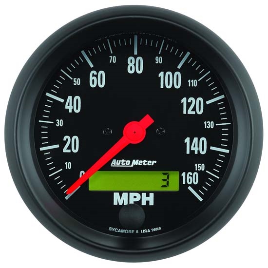 Auto Meter 2688 Z-Series Air-Core Speedometer, 160 MPH, 3-3/8 Inch