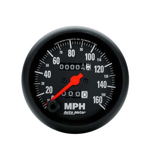 Auto Meter 2694 Z-Series Mechanical Speedometer, 160 MPH, 3-3/8 Inch