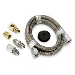 AutoMeter 3229 Stainless Line Kit for Press. Gauges, -4 AN,4 FT
