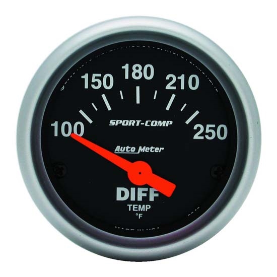 Auto Meter 3349 Sport-Comp Air-Core Differential Temperature Gauge