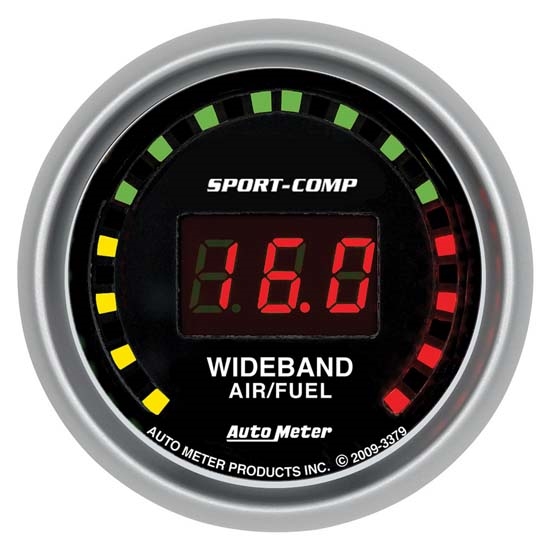 AutoMeter 3379 Sport-Comp Digital Wideband Air/Fuel Ratio Gauge
