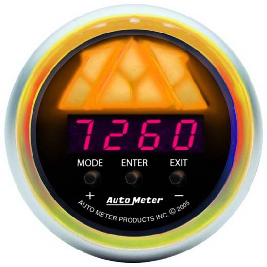 Auto Meter 3387 Sport-Comp Pro-Shift Digital Shift-Light Gauge, Stage1