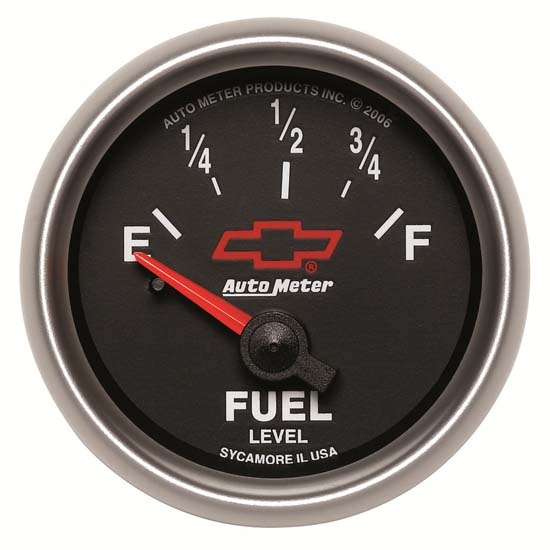 Auto Meter 3613-00406 GM Black Air-Core Fuel Level Gauge, 2-1/16 Inch