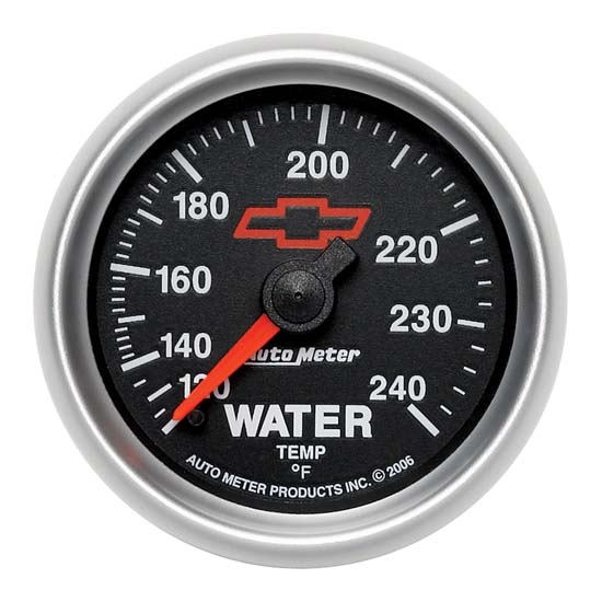 Auto Meter 3632-00406 GM Black Mechanical Water Temperature Gauge