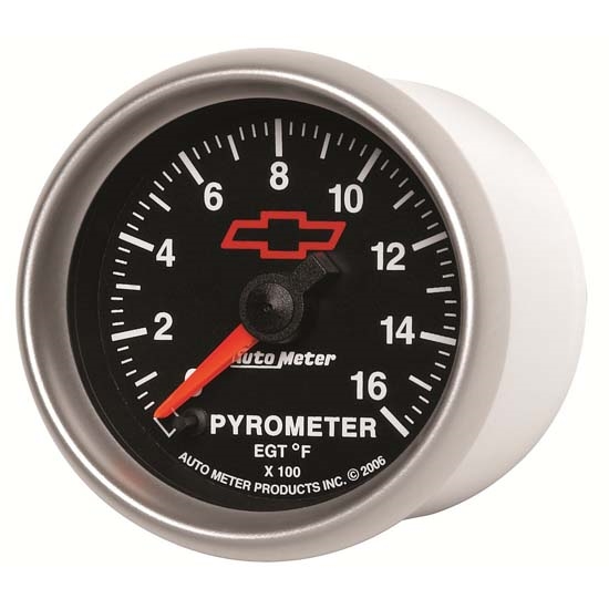 Auto Meter 3644-00406 GM Black Digital Stepper Motor Pyrometer Gauge