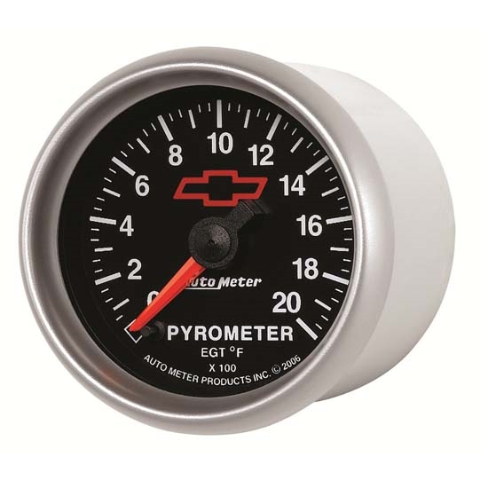 Auto Meter 3645-00406 GM Black Digital Stepper Motor Pyrometer Gauge