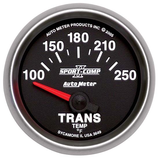 Auto Meter 3649 Sport-Comp II Air-Core Transmission Temperature Gauge