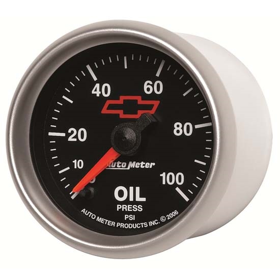 Auto Meter 3653-00406 GM Blk Digital Stepper Motor Oil Pressure Gauge