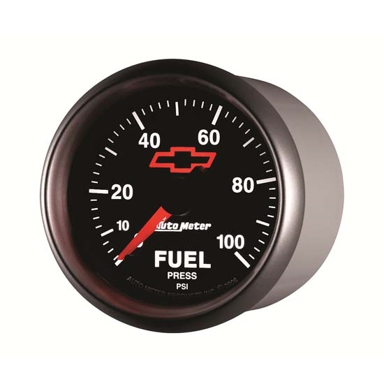 Auto Meter 3663-00406 GM Blk Digital Stepper Motor Fuel Pressure Gauge