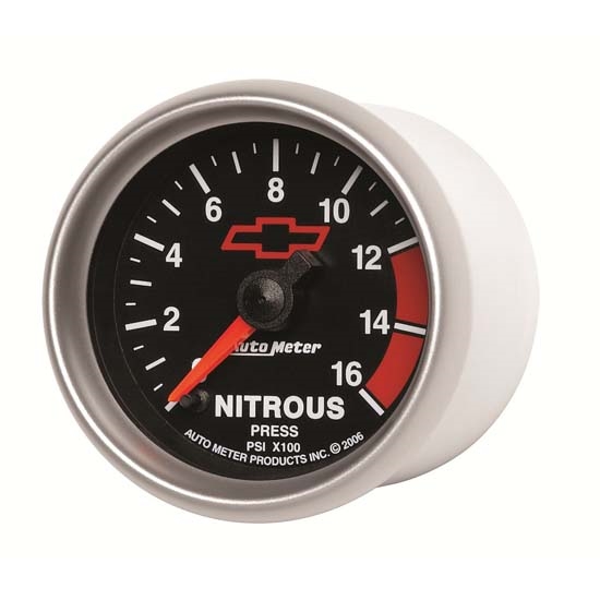 Auto Meter 3674-00406 GM Blk Digital Stepper Motor Nitrous Press Gauge