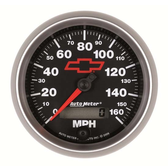 Auto Meter 3688-00406 GM Black Air-Core Speedometer Gauge, 3-3/8 Inch