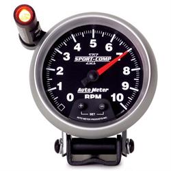 AutoMeter 3690 Sport-Comp II Air-Core Pedestal Tach,10k RPM,3-3/4