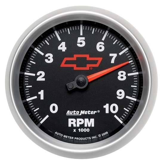 Auto Meter 3697-00406 GM Black Air-Core In-Dash Tachometer Gauge