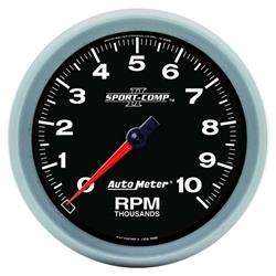 AutoMeter 3698 Sport-Comp II Air-Core In-Dash Tach,10k RPM,5 Inch