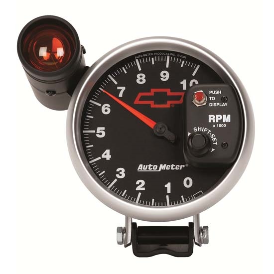 Auto Meter 3699-00406 GM Black Air-Core Pedestal Tachometer Gauge