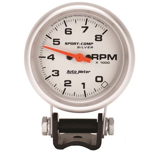 Auto Meter 3707 Ultra-Lite Air-Core Pedestal Tach, 8k RPM, 2-5/8 Inch