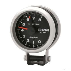 AutoMeter 3780 Sport-Comp Air-Core Pedestal Tach, 8k RPM, 3-3/4