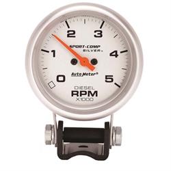 AutoMeter 3788 Ultra-Lite Air-Core Pedestal Tach, 5k RPM, 2-5/8