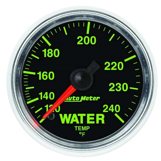 Auto Meter 3832 GS Mechanical Water Temperature Gauge, 2-1/16 Inch