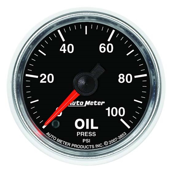 Auto Meter 3853 GS Digital Stepper Motor Oil Pressure Gauge