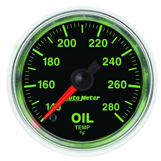 Auto Meter 3856 GS Digital Stepper Motor Oil Temperature Gauge