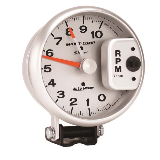 Auto Meter 3910 Ultra-Lite Air-Core Pedestal Tach, 10k RPM, 5 Inch