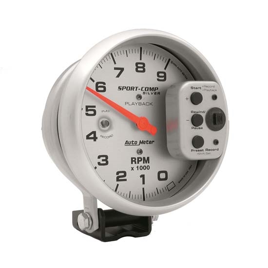 Auto Meter 3964 Ultra-Lite Air-Core Pedestal Tach, 9k RPM, 5 Inch