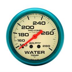 AutoMeter 4231 Ultra-Nite Mechanical Water Temperature Gauge
