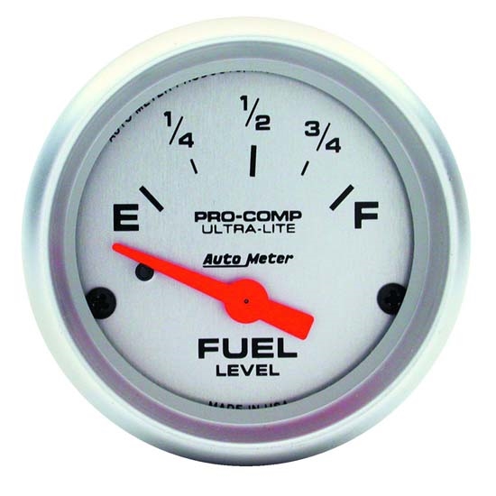 Auto Meter 4316 Ultra-Lite Air-Core Fuel Level Gauge, 2-1/16 Inch