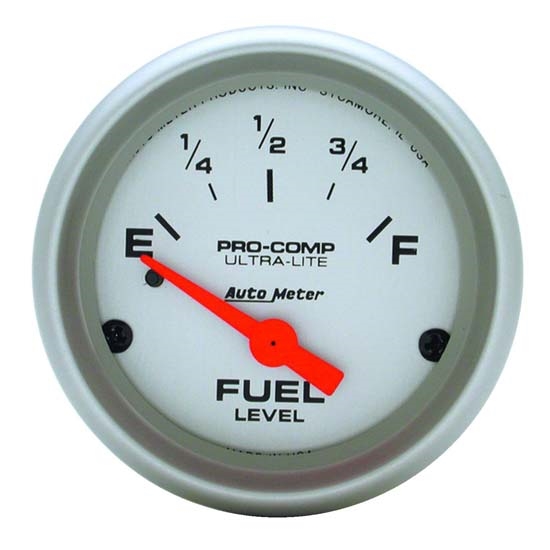 Auto Meter 4317 Ultra-Lite Air-Core Fuel Level Gauge, 2-1/16 Inch