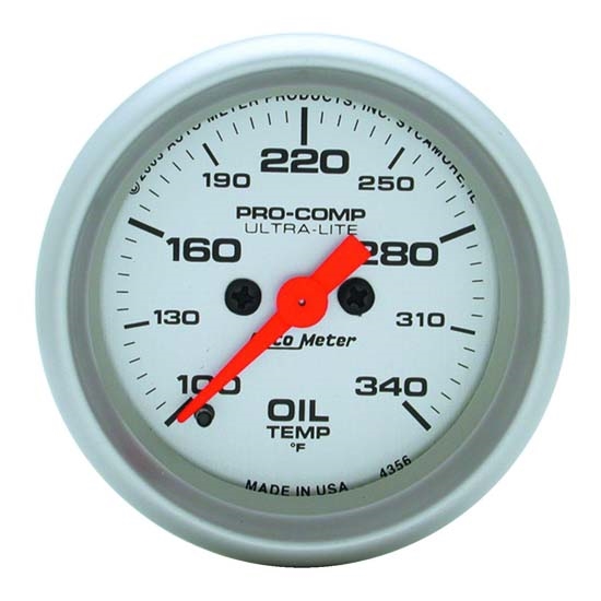 Auto Meter 4356 Ultra-Lite Digital Stepper Motor Oil Temperature Gauge