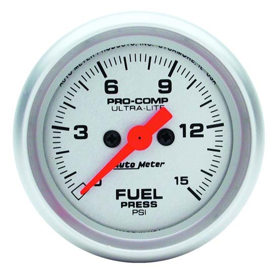 Auto Meter 4361 Ultra-Lite Digital Stepper Motor Fuel Pressure Gauge