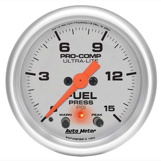 Auto Meter 4367 Ultra-Lite Digital Stepper Motor Fuel Pressure Gauge