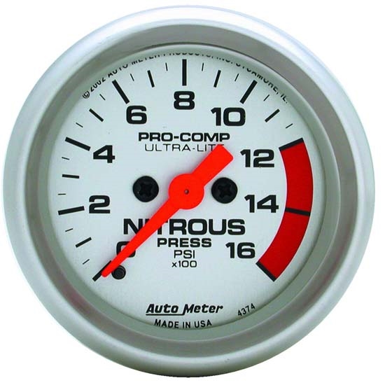Auto Meter 4374 Ultra-Lite Digital Stepper Motor Nitrous Press Gauge