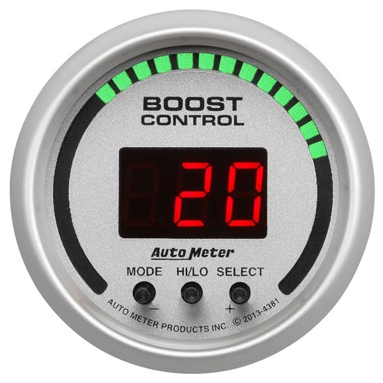 Auto Meter 4381 Ultra-Lite Digital Boost Controller Gauge, 2-1/16 Inch