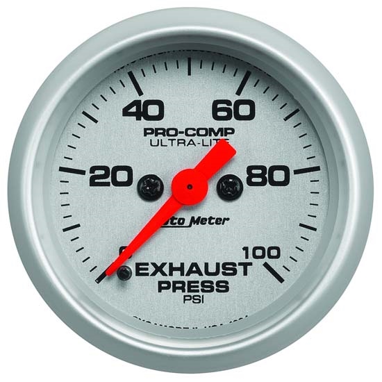 Auto Meter 4394 Ultra-Lite Digital StepperMotor Exhaust Pressure Gauge