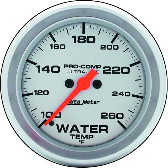 Auto Meter 4455 Ultra-Lite Digital Stepper Motor Water TempGauge