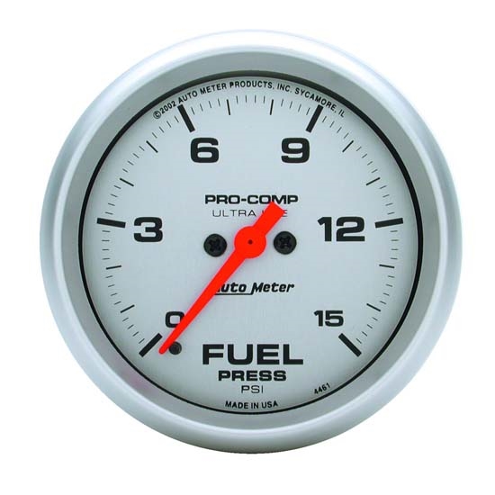 Auto Meter 4461 Ultra-Lite Digital Stepper Motor Fuel Pressure Gauge